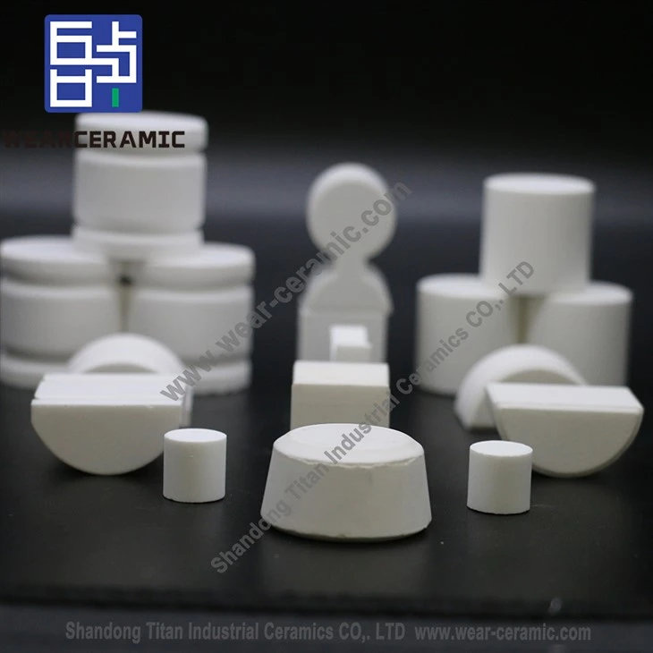 White Alumina Ceramic Cylinder