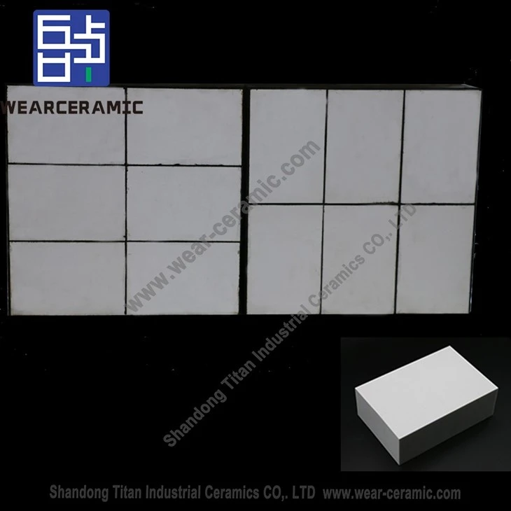 Rubber Backed ZTA Ceramic Composite Plate