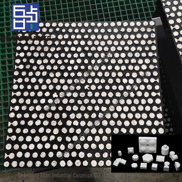 Rubber Backed ZTA Ceramic Composite Plate